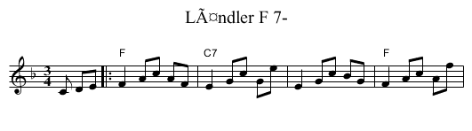 LÃ¤ndler F 7- - staff notation