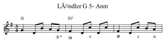 LÃ¤ndler G 5- Anm - staff notation