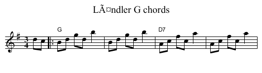 LÃ¤ndler G chords - staff notation
