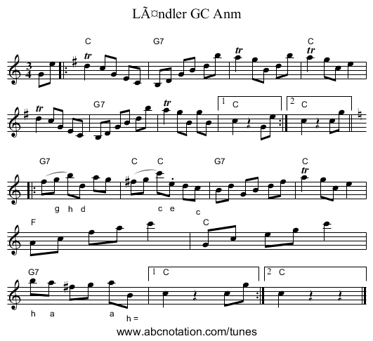 LÃ¤ndler GC Anm - staff notation
