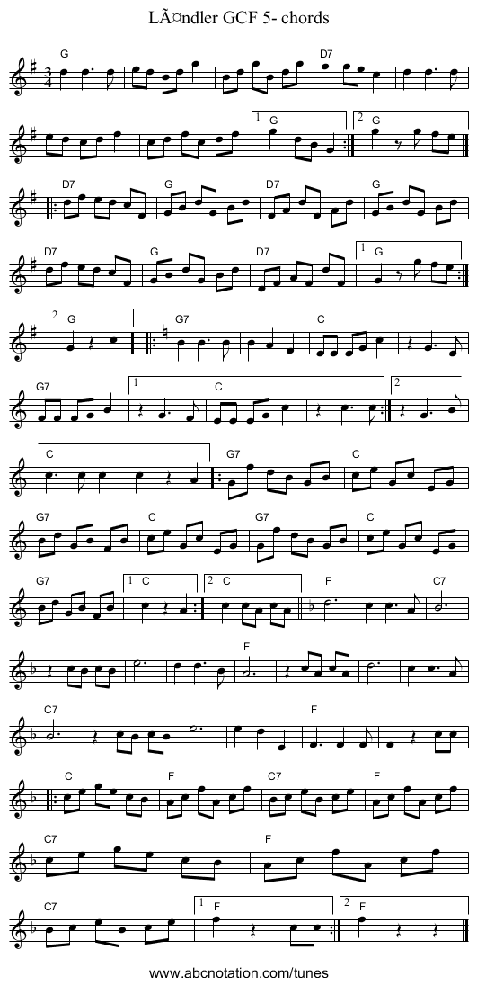 LÃ¤ndler GCF 5- chords - staff notation