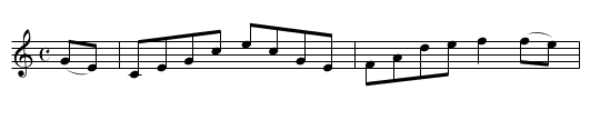 LANDLUBBER, the  - staff notation