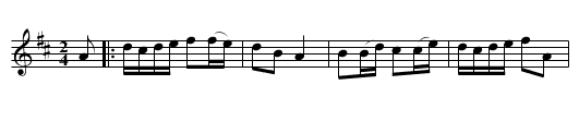 Landsvägstrall från Vederslöf - staff notation