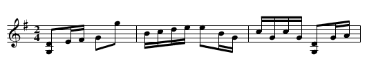 Lane - staff notation