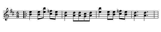 Langdans - staff notation