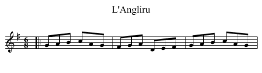L'Angliru - staff notation