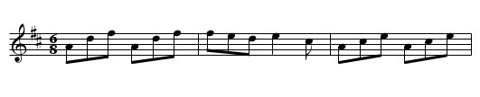 Languedoc wedding tune - staff notation