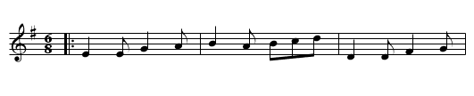 Lanigan's Ball - staff notation