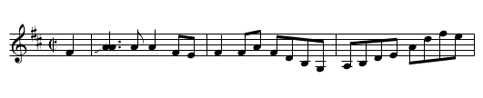 Lantern in the Ditch - staff notation
