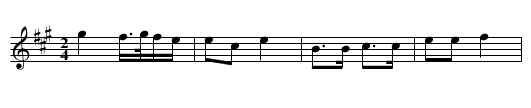 Laoidh an amadian mhòir - staff notation