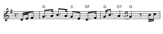 Laoidh an t-Slanuighear - staff notation