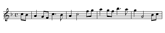 Lard of Cockpen's Scotch-Measure, The - staff notation