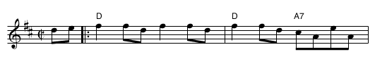 Largo's Fairy Dance - staff notation