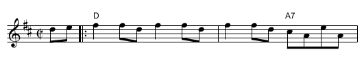 Largo's Fairy Dance - staff notation