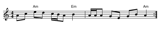 Laridé : Ma mie m'attend - staff notation