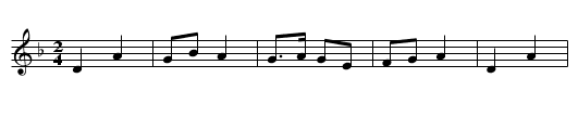 Laride - staff notation