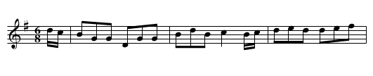 Lark in the blue summer sky, The - staff notation