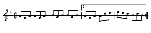 Lark in the Morning, The - staff notation