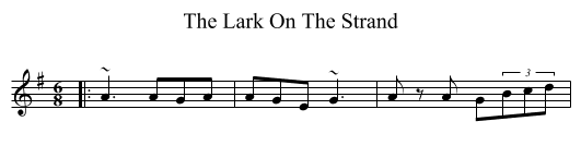 Lark On The Strand, The  - staff notation
