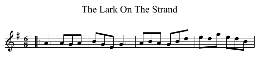 Lark On The Strand, The  - staff notation