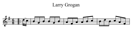 Larry Grogan - staff notation