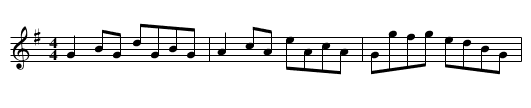 Larry Redican's #2 - staff notation