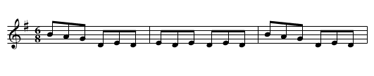 Lass of Dallogill - staff notation