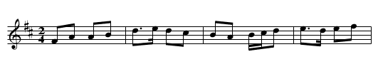 Lass of Gowrie, The - staff notation