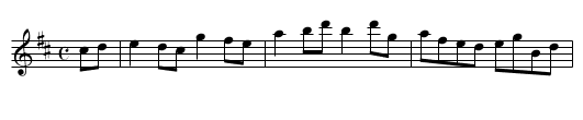 Lass of the Mill, The - staff notation
