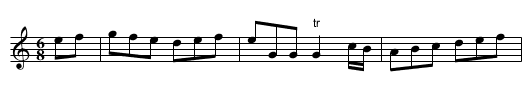 Lass of the Valley.    JJo5.141 - staff notation