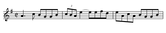 Lass That Made the Bed for Me, The - staff notation