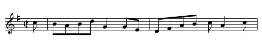 Lasses of Lynn - staff notation