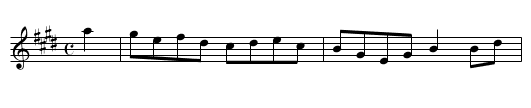 Lasses of Stuarton - staff notation