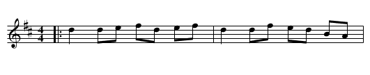 Lasses, Trust in Providence - staff notation