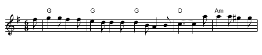 Lassie Come and Dance Wi' Me - staff notation