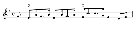Lassie Look Before Ye - staff notation