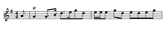LASSIE WI' THE YELLOW COTTIE - staff notation