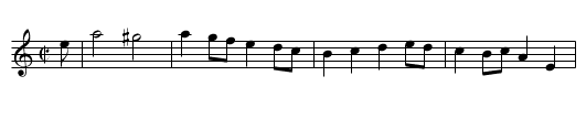Last Disappointment. PFD2.340 - staff notation