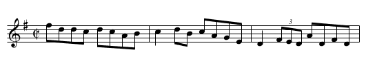 Last House in Connacht, The - staff notation