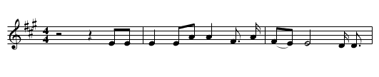 Last Thing on My Mind - staff notation