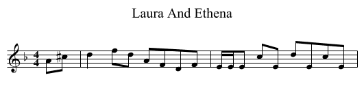 Laura And Ethena - staff notation
