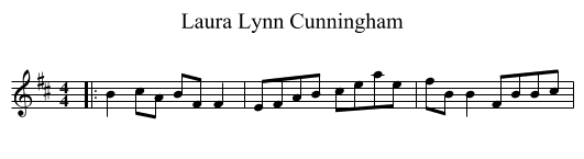 Laura Lynn Cunningham - staff notation