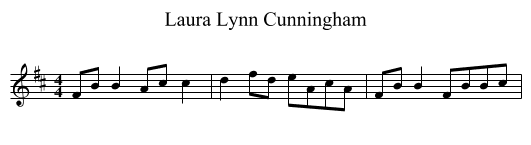 Laura Lynn Cunningham - staff notation