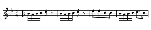 Laurel Hill - staff notation