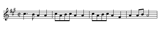 Laurel Lonesome - staff notation