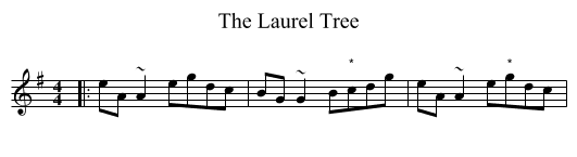 Laurel Tree, The  - staff notation
