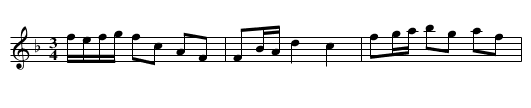 Laurins F-durpolska - staff notation
