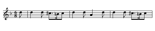 LAVENA - staff notation