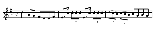 Lawson's Favourite  (reel)    1307 - staff notation