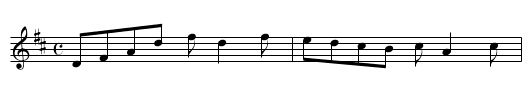 Lawsons Frollick. Ru2.004 - staff notation